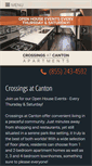 Mobile Screenshot of crossingsatcanton.com